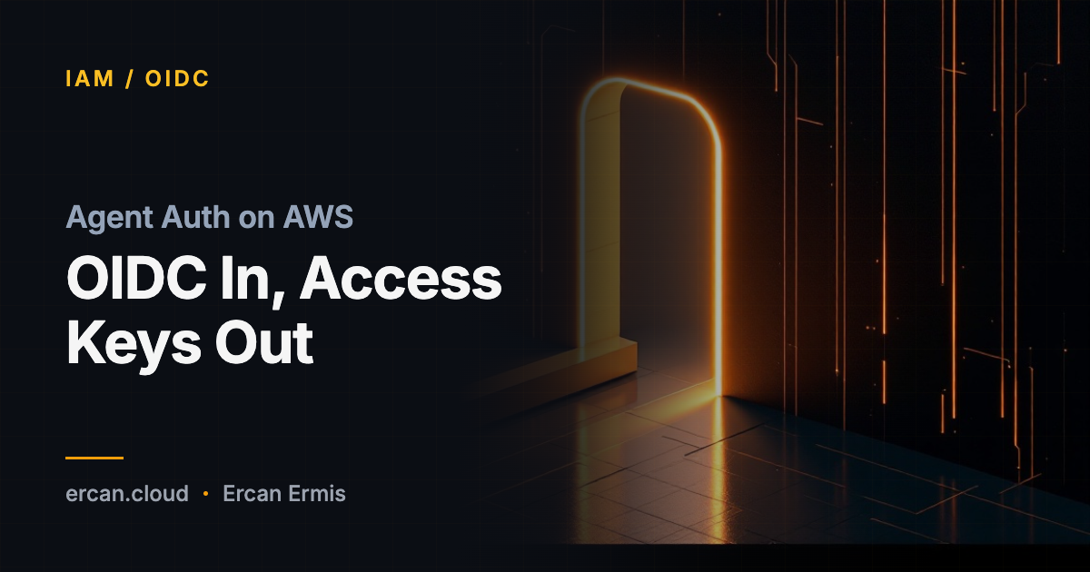 Autenticação de agentes na AWS: OIDC entra, access keys saem