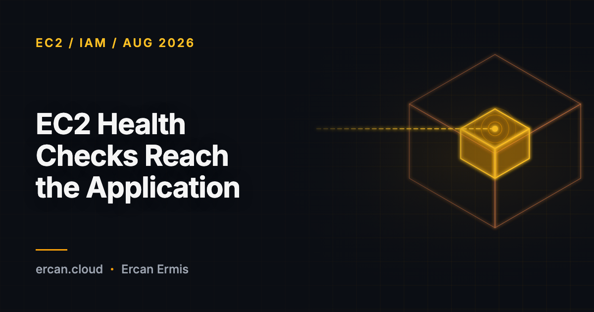 EC2 Health Checks Reach the Application