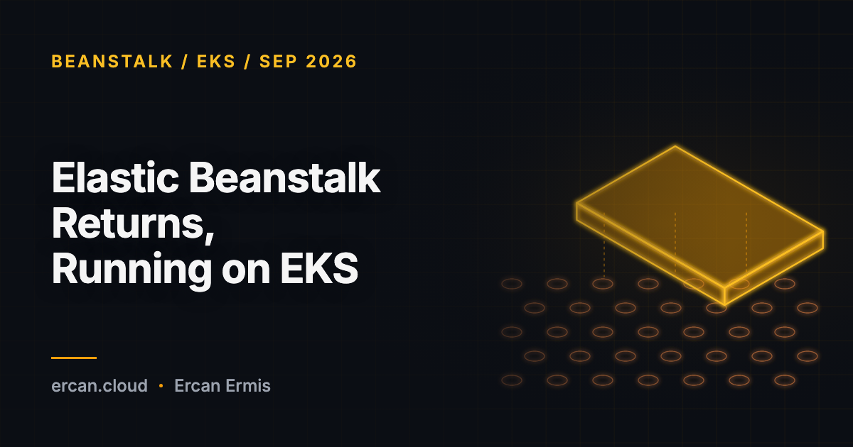 Elastic Beanstalk torna, e gira su EKS
