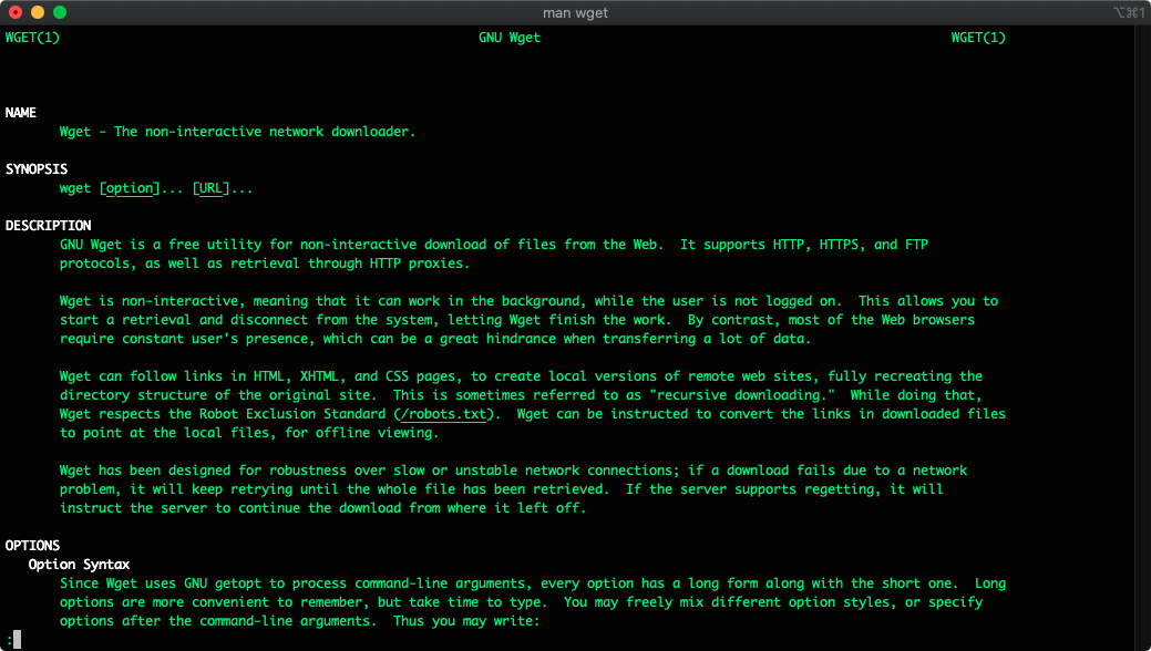 Download specific file extension via wget easily on terminal