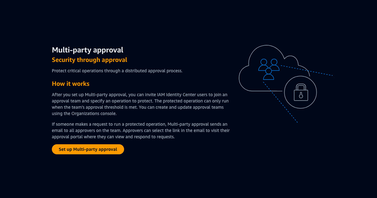 AWS Multi-party Approval for Organizations