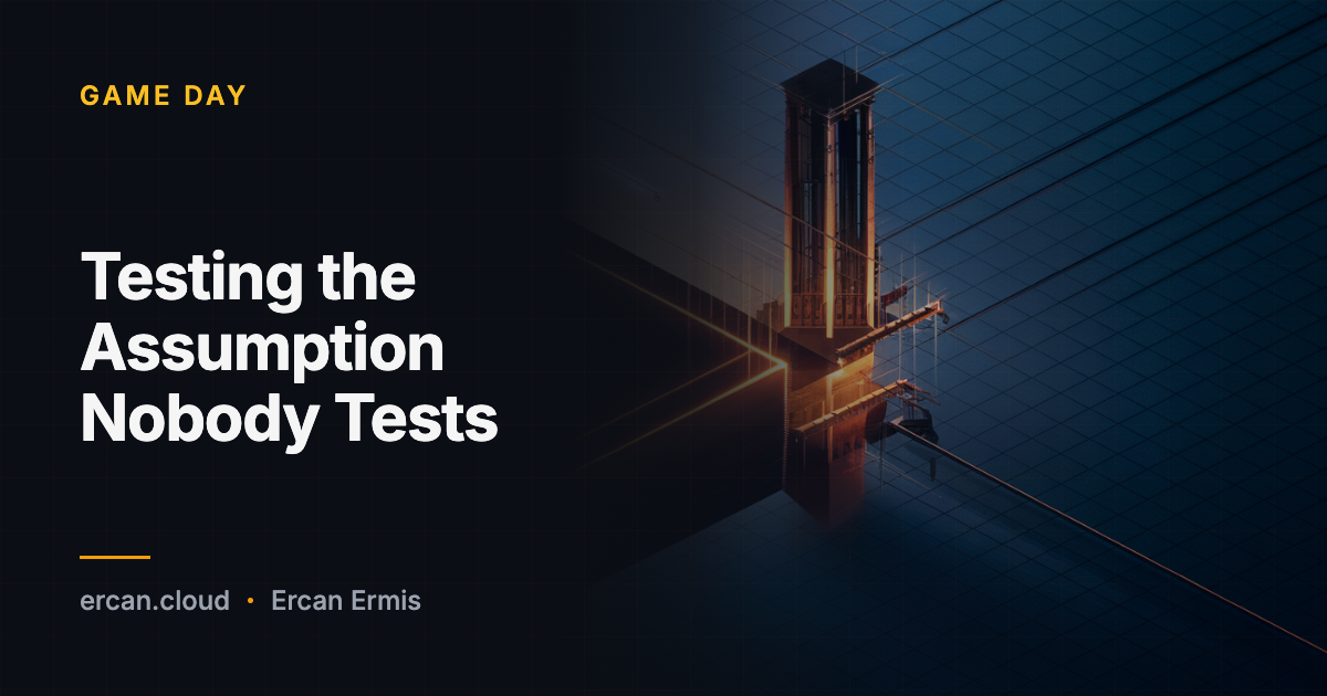 Testing the Assumption Nobody Tests