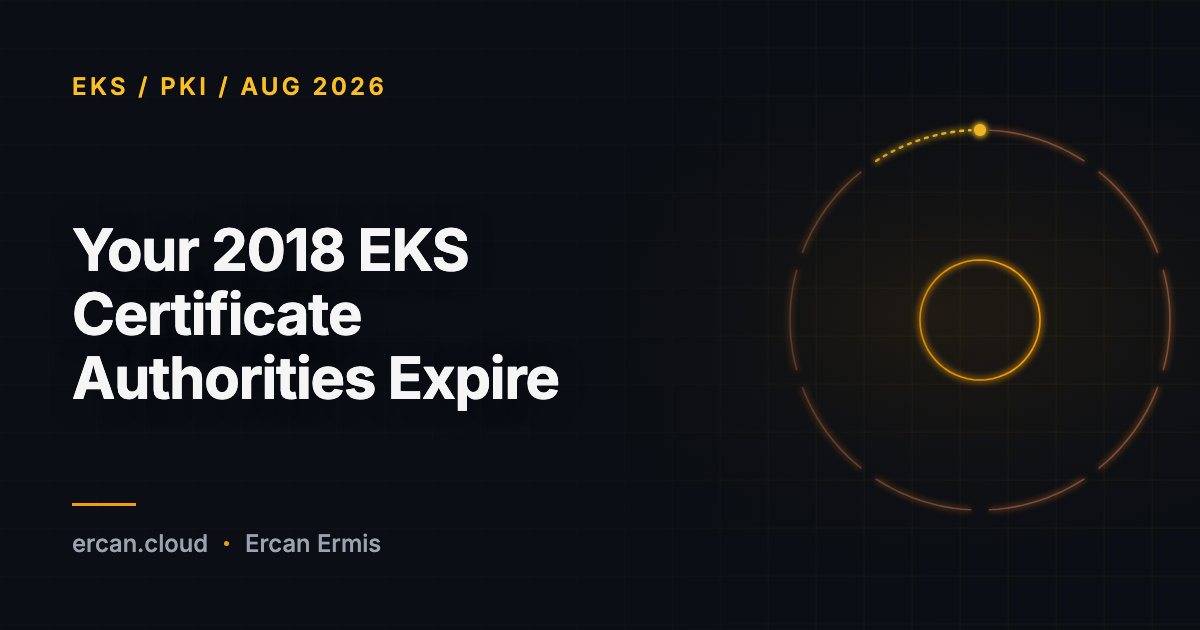 Your 2018 EKS Certificate Authorities Expire